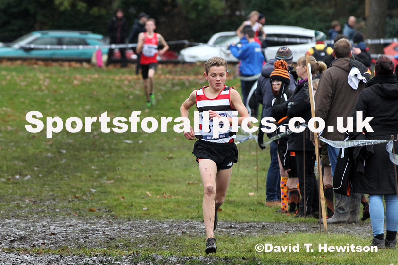 Boys under-15s, 2019 European Cross Country Trials and British Cross Challenge, Sefton Park, Liverpool.  Photo: David T. Hewitson/Sports for All Pics
